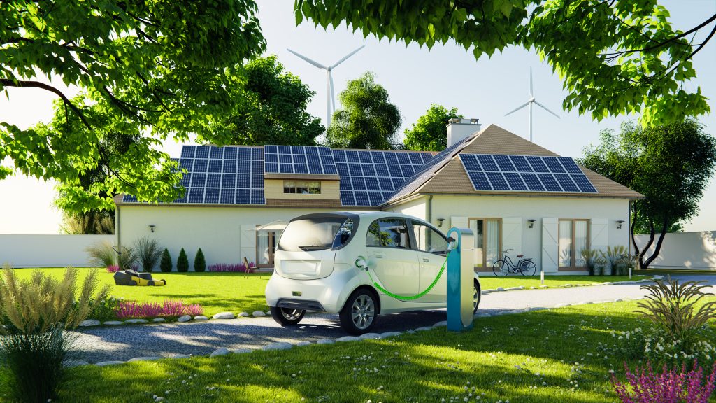 încărcare mașină electrică 100% solar to drive
