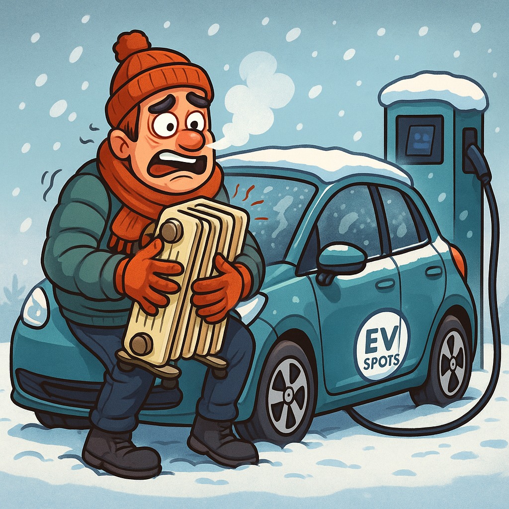 încărcare mașini electrice iarna